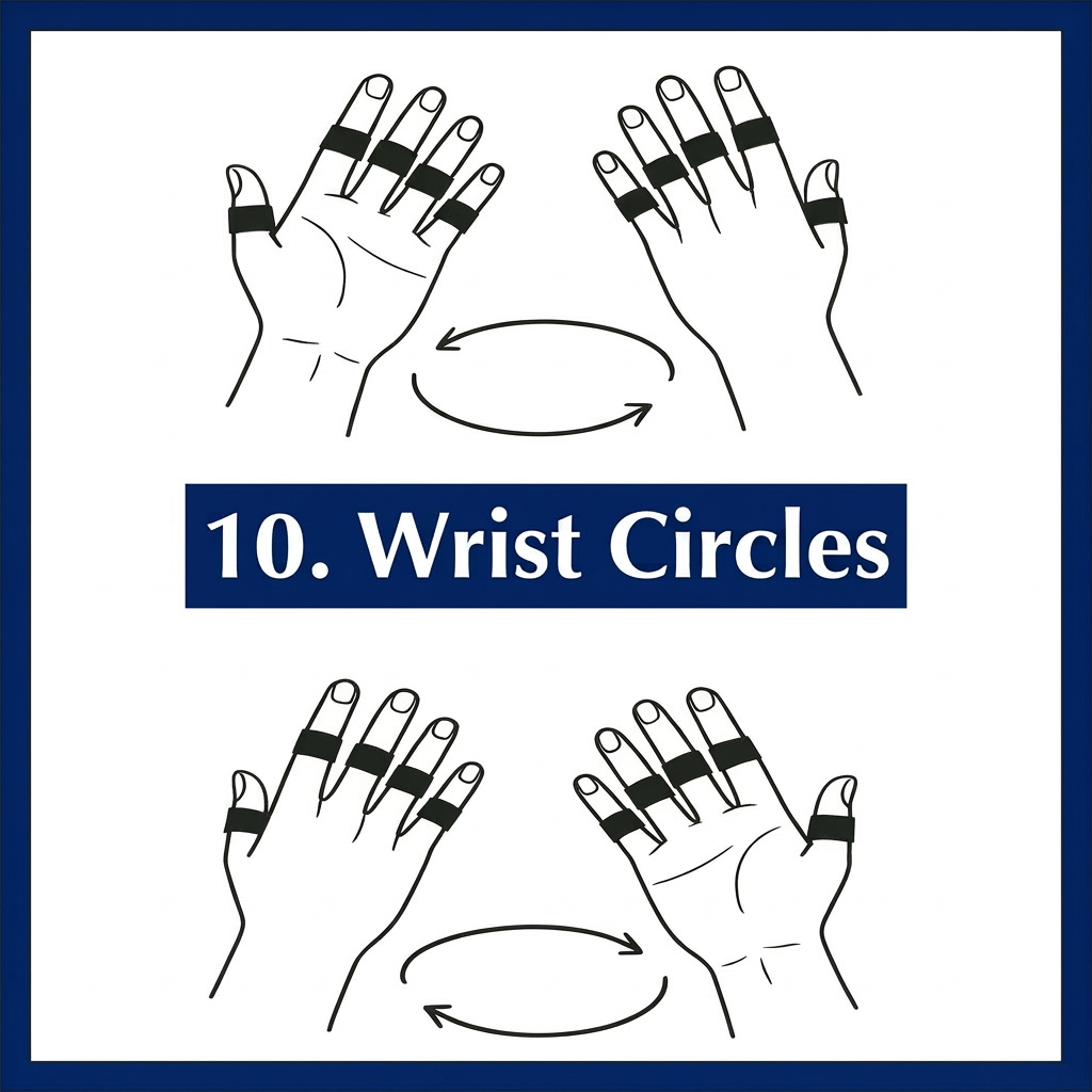 Wrist Circles FingerWeights exercise illustration