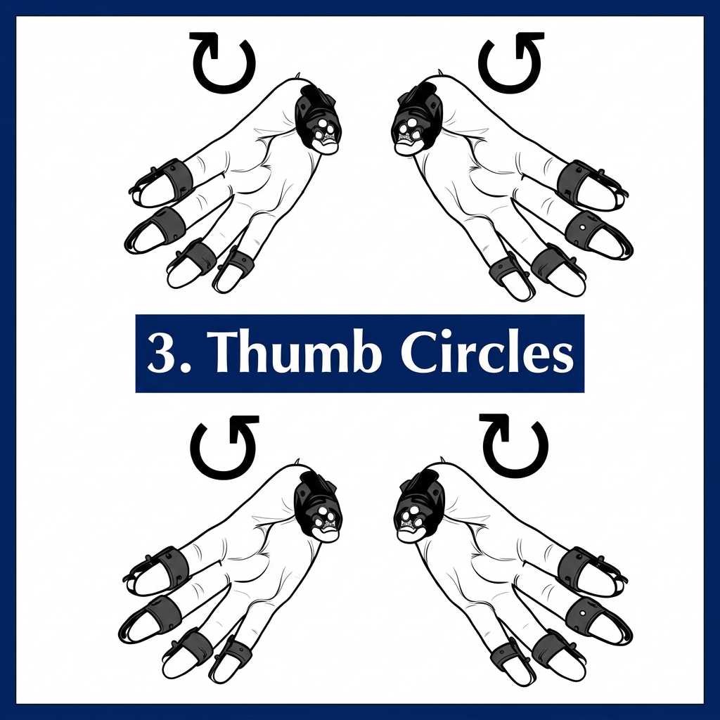 Thumb Circles FingerWeights exercise illustration