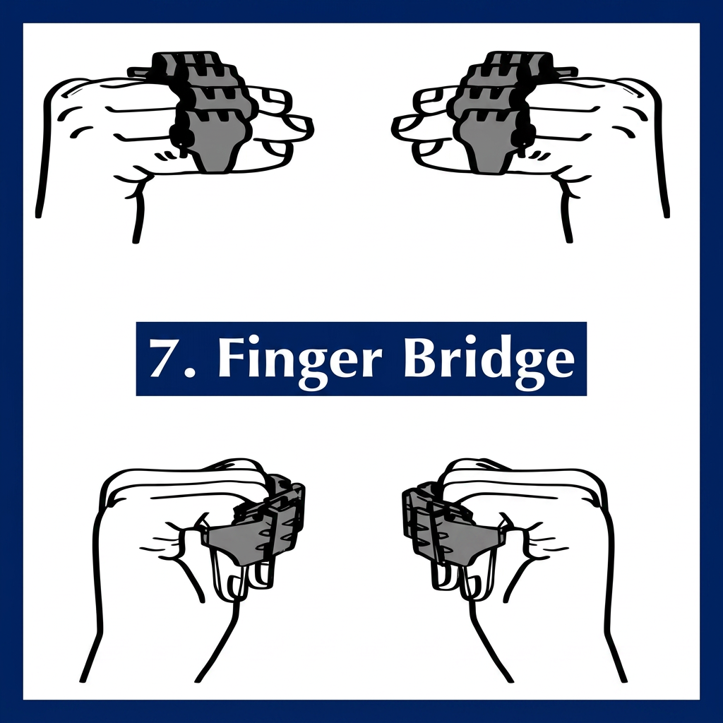 Finger Bridge FingerWeights exercise illustration