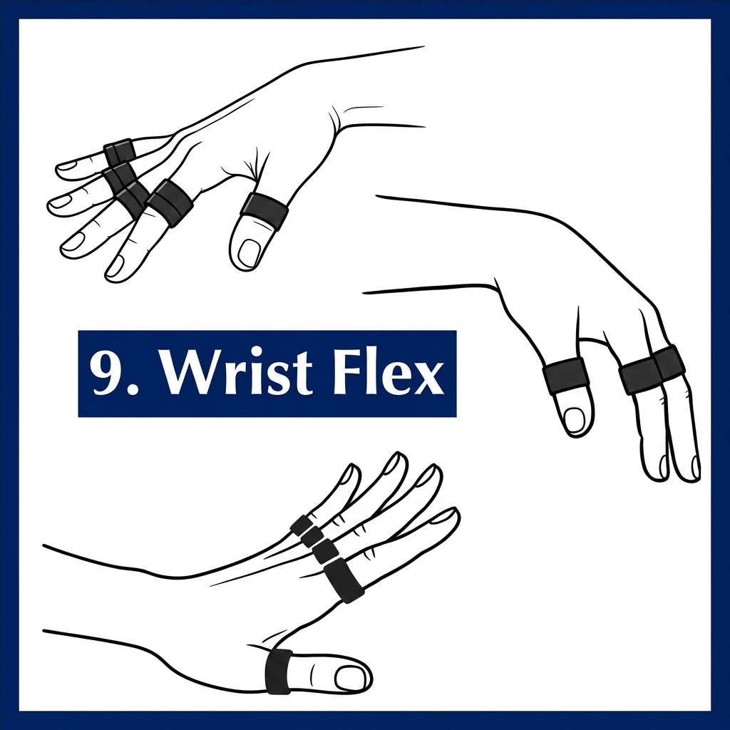 Wrist Flex FingerWeights exercise illustration